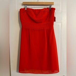 NWT Red strapless mini dress - Gianni Bini Size 10